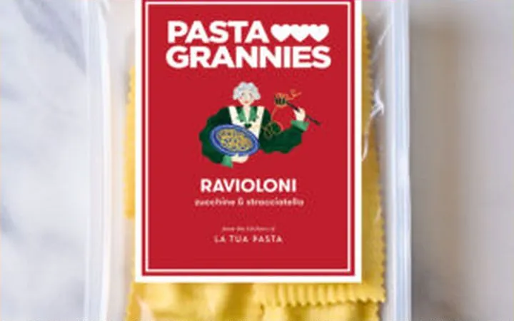 A package of Pasta Grannies ravioli